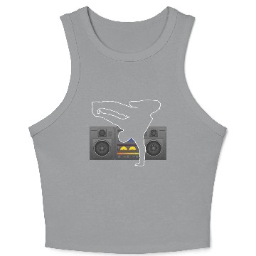 Discover Breakdancer Hip Hop Street Dancer Gift Crop Tank Top