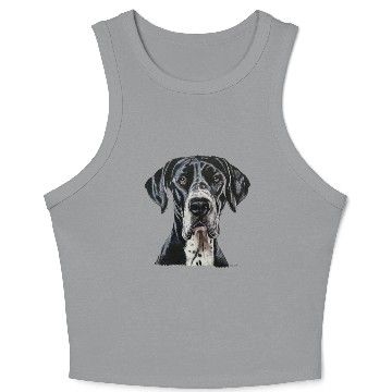 Discover Dog - Great Dane Crop Tank Top