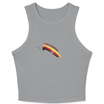 Discover I LIKE GERMANY with Flag Crop Tank Top