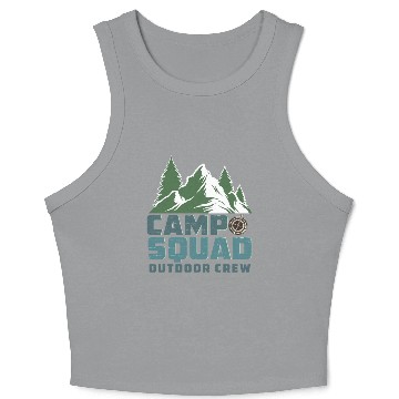 Discover CAMP SQUAD OUTDOOR CREW Crop Tank Top