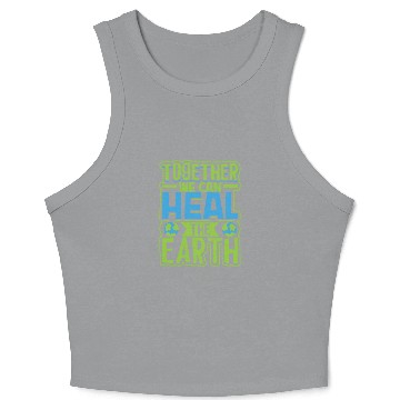 Discover Climate Change Environmental Earth Day Planet Crop Tank Top