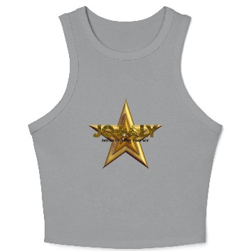 Discover Jotaly Gold Star Crop Tank Top