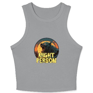 Discover Night Person Crop Tank Top