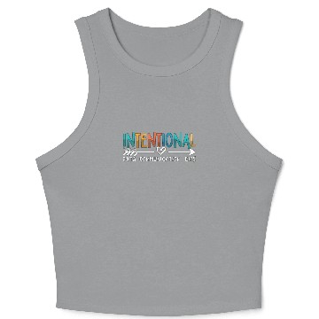 Discover IEP Intentional Data Communication Autism Teacher Crop Tank Top
