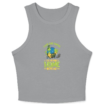 Discover Climate Change Environmental Earth Day Planet Crop Tank Top