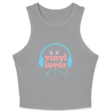 Discover Vinyl Lover Crop Tank Top