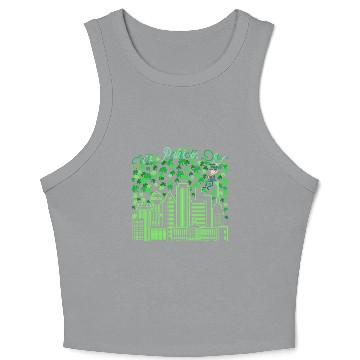 Discover Saint Patrick's Day Dallas Texas Crop Tank Top