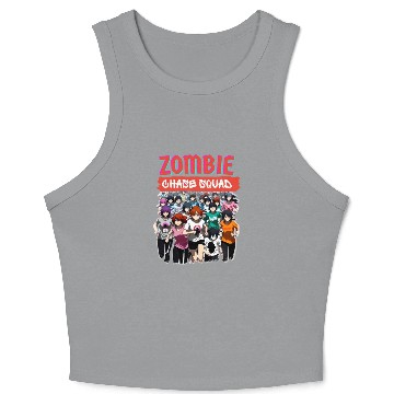 Discover Vintage Zombie Halloween Run Crop Tank Top