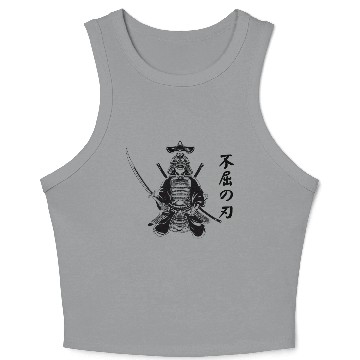 Discover Samurai tattoo Crop Tank Top