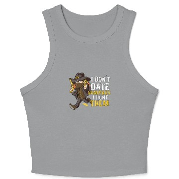 Discover Vampire Hunter Undead Slayer Stake and Cross Crop Tank Top