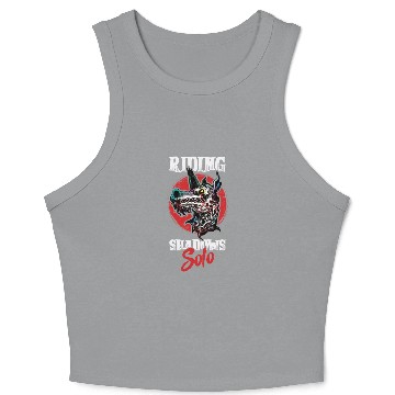 Discover Dark Unicorn Horror Unicorn Midnight Unicorn Dark Crop Tank Top