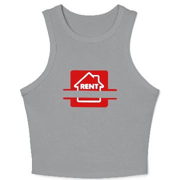 Discover Rent house red image Crop Tank Top