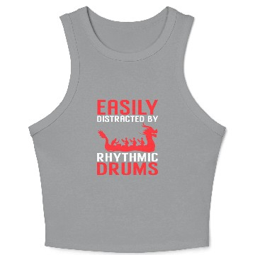 Discover Funny Dragon Boat Racing Paddle Crop Tank Top