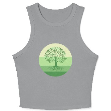 Discover tree of life Crop Tank Top