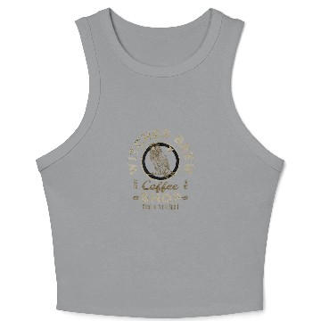 Discover Witches Brew Coffee Shop Crop Tank Top