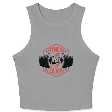 Discover FITNESS ACADEMY, Crop Tank Top