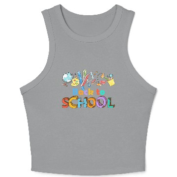 Discover Go Back To School Crop Tank Top