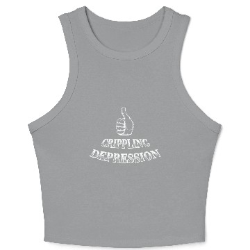 Discover Crippling Depression Crop Tank Top