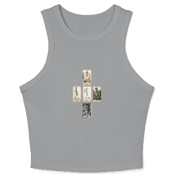 Discover Death Card Crop Tank Top