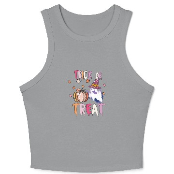 Discover TRỊCK OR TREAT png Crop Tank Top