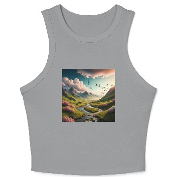 Discover Natural beauty Crop Tank Top