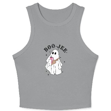 Discover Boo Jee Stanley Tumbler Inspired Ghost Crop Tank Top