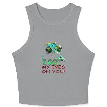 Discover I GOT MY EYES ON YOU Crop Tank Top