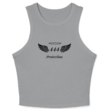 Discover Angel Number 444 Protection Crop Tank Top