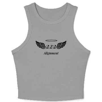 Discover Angel Number 222 Alignment Crop Tank Top