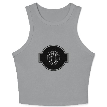 Discover Space Number 0 - Zero Crop Tank Top