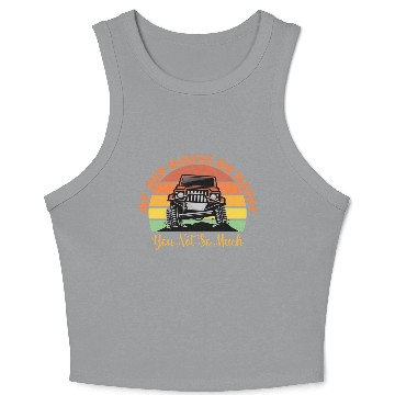 Discover my jeep makes me happy Crop Tank Top
