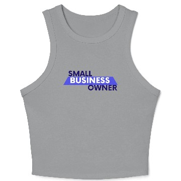 Discover small business owner Crop Tank Top