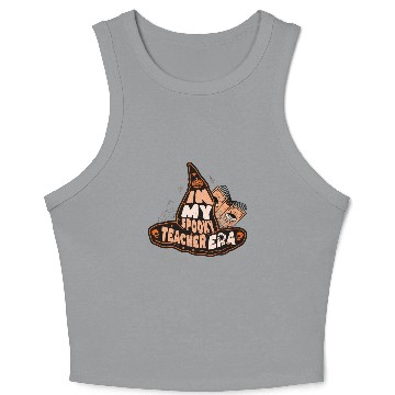Discover In My Spooky Teacher Era Witch Crop Tank Top