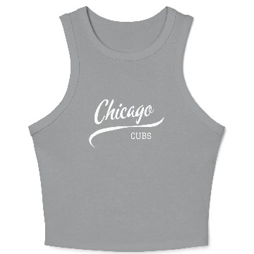 Discover Cubs Vintage Crop Tank Top