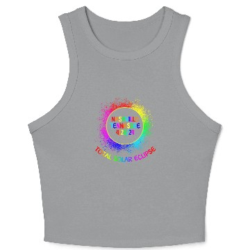 Discover Total Solar Eclipse Nashville Tennessee 4/28/24 Crop Tank Top