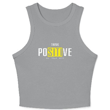 Discover POSITIVE Crop Tank Top