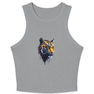Discover Tiger | Wild Animal Crop Tank Top