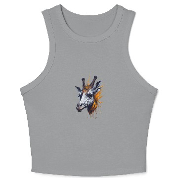 Discover Giraffe | Wild Animal Crop Tank Top