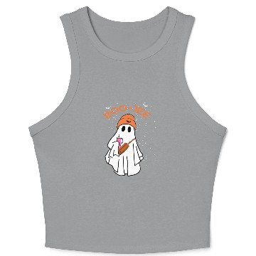 Discover Cute Ghost Halloween Costume Boo Jee Crop Tank Top