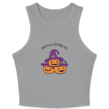 Discover Hocus Spook-us: Witch Pocus Pumpkins Light Crop Tank Top