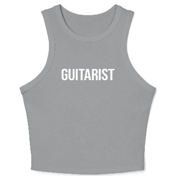 Discover Band Guitarist Guitar Player Crop Tank Top