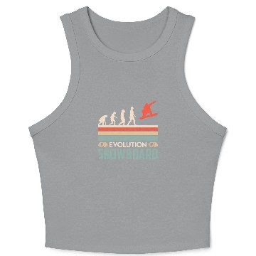Discover Evolution Snowboard Crop Tank Top Winter Park Snowboard