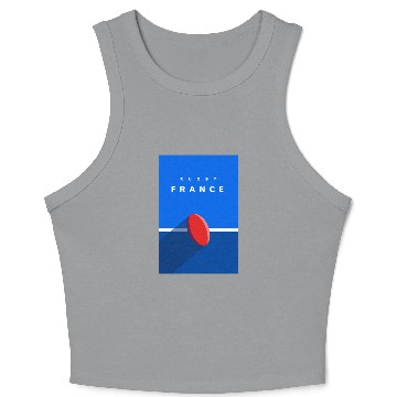 Discover RUGBY FRANCE Crop Tank Top