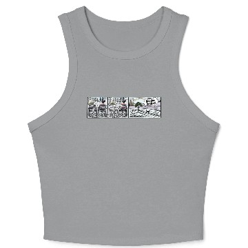 Discover LoveDog Lane Comics Crop Tank Top