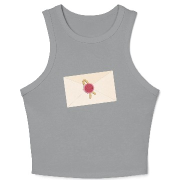 Discover closed envelope with seal Crop Tank Top