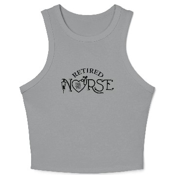 Discover Retired nurse Travel Crop Tank Top