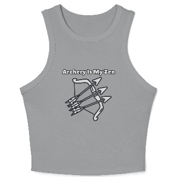 Discover Archery is My Zen Crop Tank Top