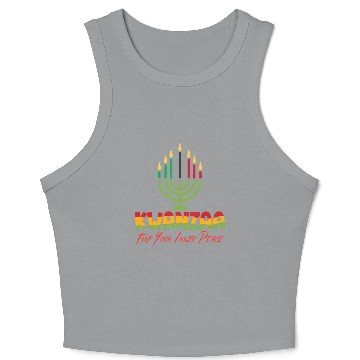 Discover Celebrate Kwanzaa, Embrace your Inner Peace Crop Tank Top