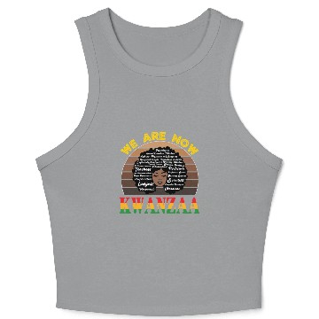 Discover Celebrating All Passions with Kwanzaa Pride Crop Tank Top