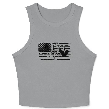Discover God Country Love Crop Tank Top